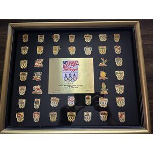 Kellogg’s 1992 Official Breakfast Cereal Sponsor US Olympics Team Pin Collection